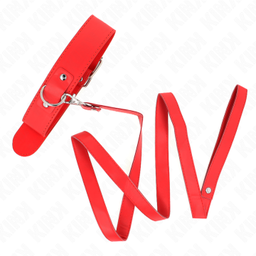 Obsenza - Colar com Cinto Ajustável KINK 116 cm Alça Roja Elegância e Controle - Image 1