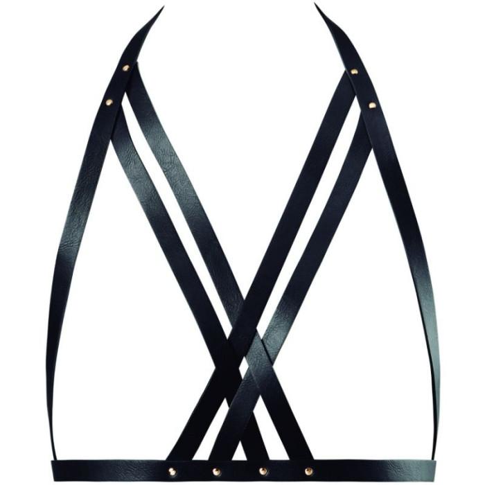 Obsenza - Halter Bra Harness Maze - Estilo Ousado e Sofisticado - OS - Image 1