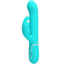 Obsenza - Coale Rabbit Vibrator with Pearls Aqua Green for Ultimate Pleasure - Aqua - Image 1
