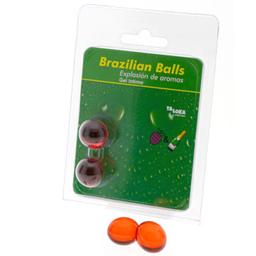 Obsenza - Gel Íntimo de Fresas y Champagne con 2 Bolas Brasileñas - DIVERTY SEX - Image 1