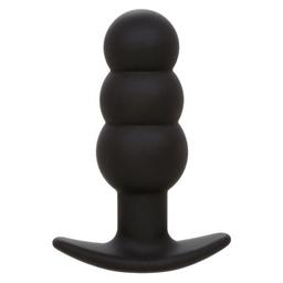 Obsenza - Calexotics Rock Bottom Beaded Anal Plug with 10 Vibrations - Black - Image 1
