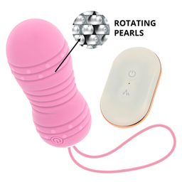 Obsenza - Huevo control remoto 7 modos rotacion rosa - Image 1