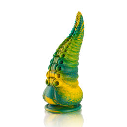 Obsenza - Dildo Tentáculo Verde Cetus Pequeno - Prazer Mitológico e Estímulo Preciso - Verde - Image 1