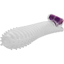 Obsenza - OHMAMA Textured Penis Sleeve with Vibrating Bullet for Enhanced Pleasure - Image 1