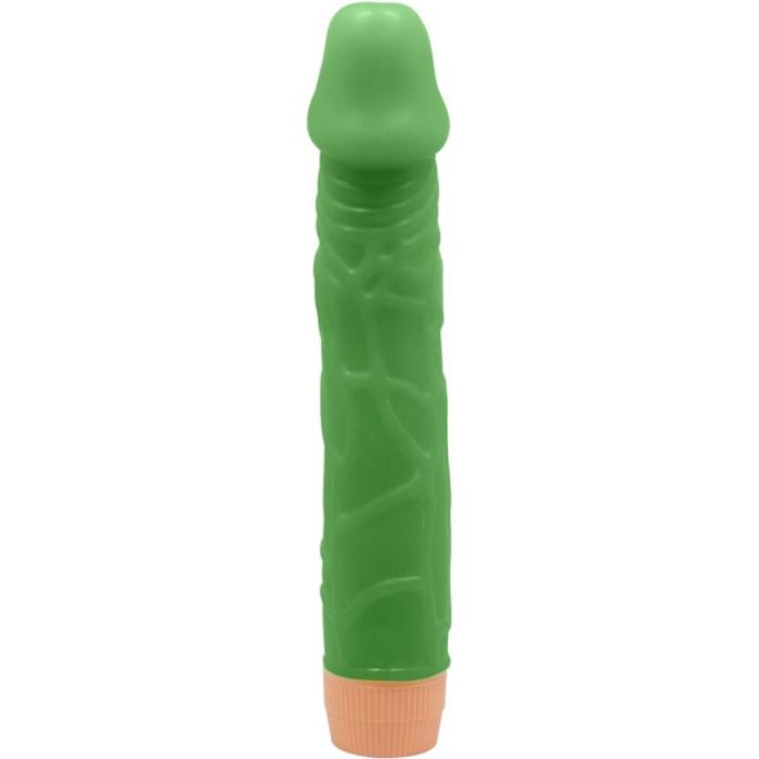 Obsenza - Vibrador Realista Grande 22,5 cm - BAILE - Verde - Image 1