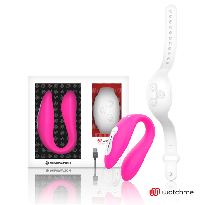 Obsenza - WearWatch Dual Technology Vibrator for Couples with WATCHME Remote Control - Fuchsia - Image 1