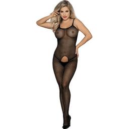Obsenza - Body Stocking Sem Fundo de Rede Elástico Sublime para Momentos Íntimos - OS - Image 1