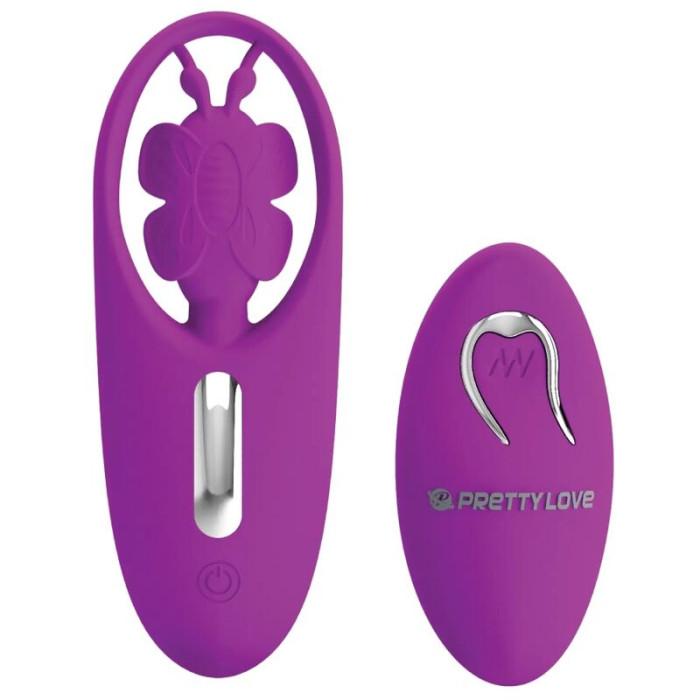 Obsenza - Pretty Love Dancing Butterfly Panty Stimulator with Remote Control - Lilac - Image 1