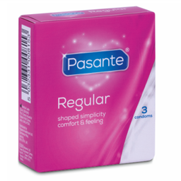 Obsenza - Pasante Regular Condoms - Pack of 3 for Natural Feel and Comfort - Image 1