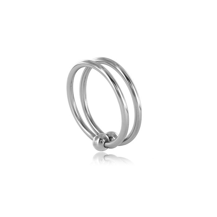 Obsenza - Anneau Double en Acier Métal Dur 30mm pour Plaisir Intense - Image 1