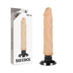 Obsenza - Vibrador Realístico 2-1 Natural 20cm - O - 4cm BASECOCK - Image 1