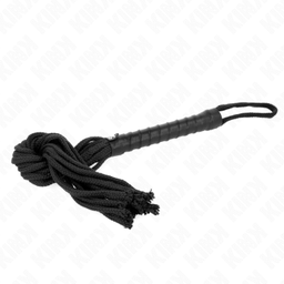 Obsenza - KINK Black Rope Whip – 56 cm for Intense BDSM Play - Image 1