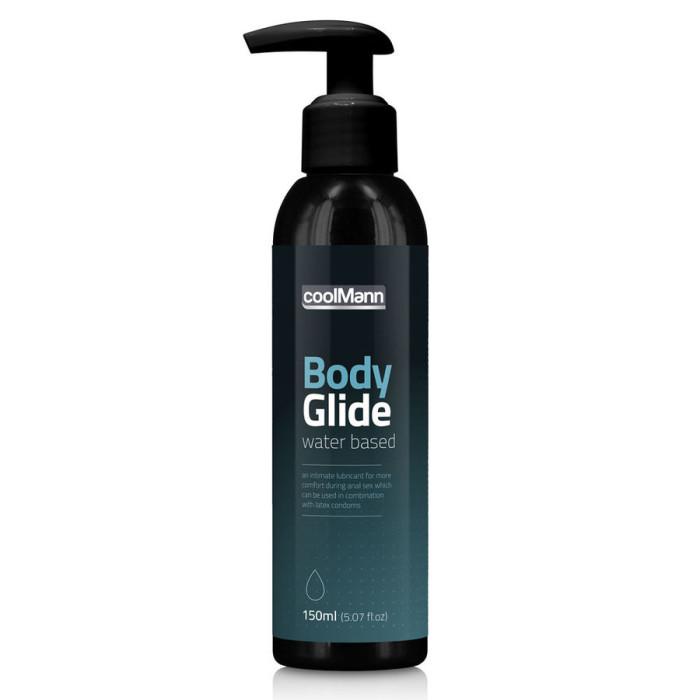 Obsenza - Lubrificante Corporal e Sexual CoolMann Bodyglide para Massagens e Prazer Natural - 240ml - Image 1