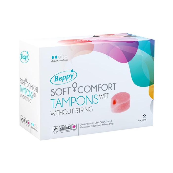 Obsenza - Tampons Beppy Soft Confort Humide - Protection Maximale 2 Unités - Image 1
