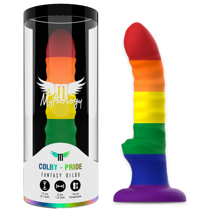 Obsenza - Mythology Colby Pride Dildo – Innovativer G-Punkt Vibrator - Image 1