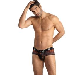 Obsenza - Cueca Boxer Chill com Estampa Tropical Festiva - Conforto e Estilo para Homens Modernos - Preto - Image 1