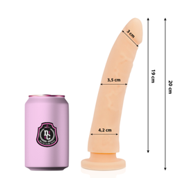 Obsenza - Vibrador Médico de Silicone Natural 20cm x 4cm DELTACLUB - Image 1