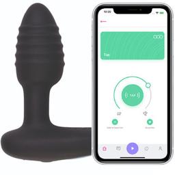 Obsenza - VibroLumen Connect : Plug de Contrôle Vibrations LED pour Couples - Noir - Image 1