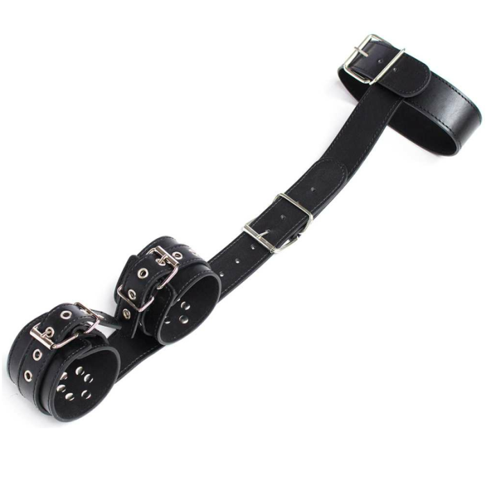 Obsenza - Elegant Adjustable Collar with Wrist Restraints for Discreet Fetish Play - Image 1
