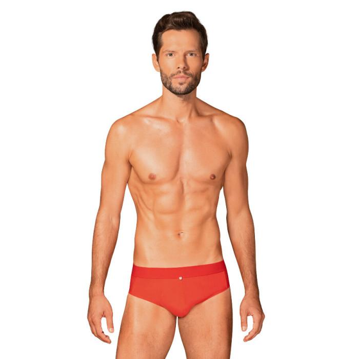 Obsenza - Obsessive Boldero Briefs für Herren Rot S/M – Eleganz & Sinnlichkeit - S/M - Image 1