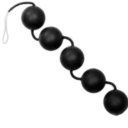 Obsenza - Bolas Power Anal Preto para Exercícios de Kegel e Prazer Intenso - Preto - Image 1