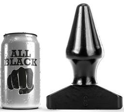 Obsenza - ALL BLACK Analstecker 15,5 cm – Kegelförmiger Butt Plug für maximales Analvergnügen - Schwarz - Image 1