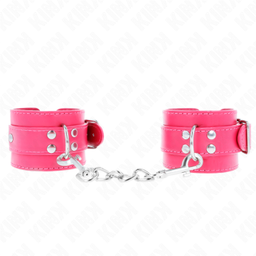 Obsenza - KINK Raspberry Rose Adjustable Wrist Restraints for Control - Image 1