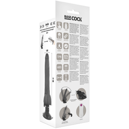 Obsenza - Realistischer vibrator mit fernbedienung schwarz 19 cm -o- 4 cm - Image 1