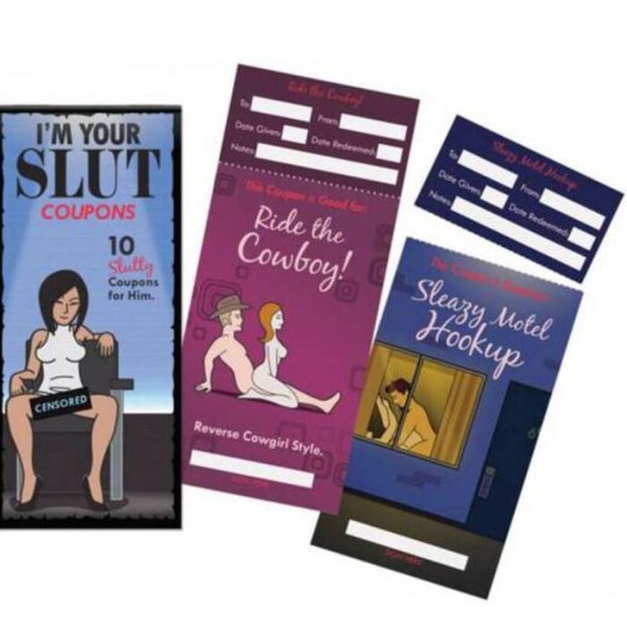 Obsenza - Im Your Slut Coupons for Him - Hilarious & Sexy Erotic Game - Image 1