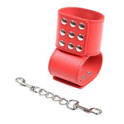Obsenza - Manette rosse con chiusura a scatto - Image 1