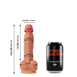 Obsenza - Ansel Dildo Realístico de Silicona Líquida 15.5 cm - 2. - Image 1