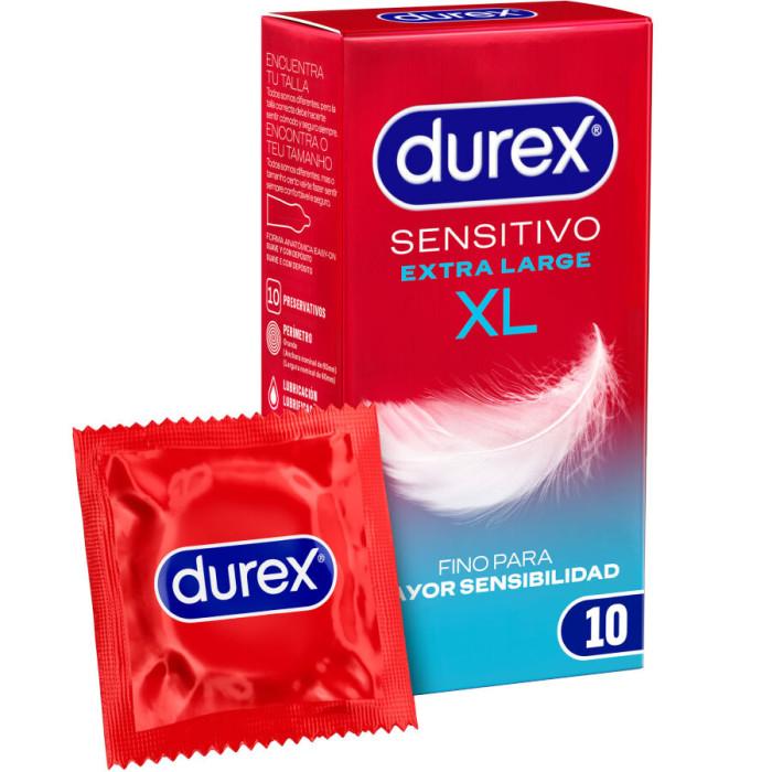 Obsenza - Durex Sensitive XL Condoms - 10 Pack for Enhanced Comfort and Protection - Image 1