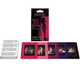 Obsenza - Bondage Challenge: 50 Playful Sex Position Cards - Image 1
