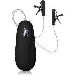 Obsenza - Teager Riscaldati Vibratori per Capezzoli Nipple Play di Calexotics - Nero - Image 1
