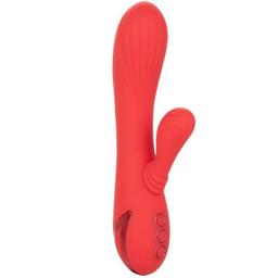 Obsenza - Palisades Paixo Vermelho Vibrador Aquecido com Stimulator Rítmico - Vermelho - Image 1