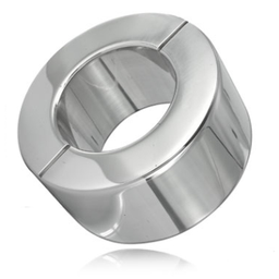 Obsenza - Stainless Steel Testicle Ring - 30mm for Enhanced Pleasure - Image 1