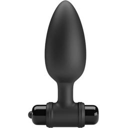 Obsenza - Vibra Butt Plug 2 Plug Anale con 10 Vibrazioni Nero - PRETTY LOVE - Nero - Image 1