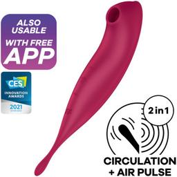 Obsenza - Twirling Pro+ Estimulador y Vibrador con App y Ondas de Presión - Image 1