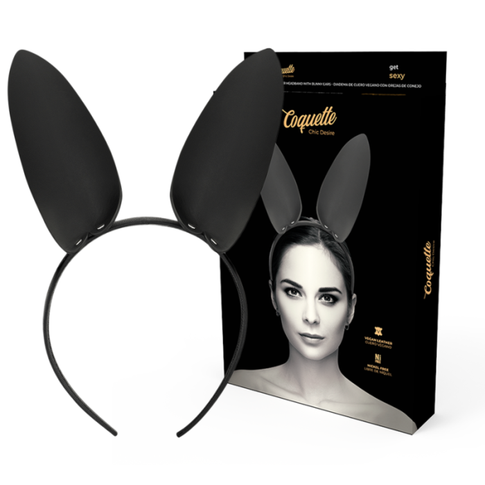 Obsenza - Elegant Bunny Ears Headband by Coquette Chic Desire for a Luxurious Touch - L/XL - Image 1