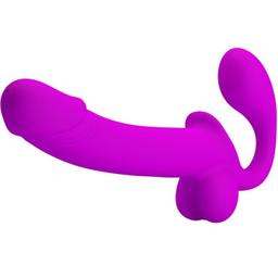 Obsenza - Kelpie Stimolatore Doppio Strap-On per Piacere Intenso - Viola - Image 1