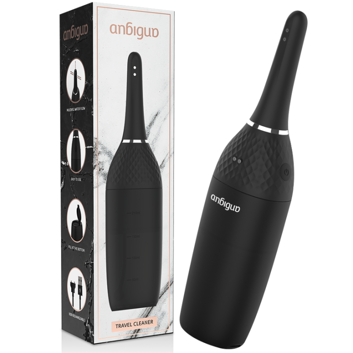Obsenza - Premium Automatic Anal Cleaner with 5 Intensity Levels - Black - Image 9