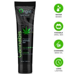 Obsenza - Lube tube cannabis gel íntimo besable base agua 100 ml - Image 1