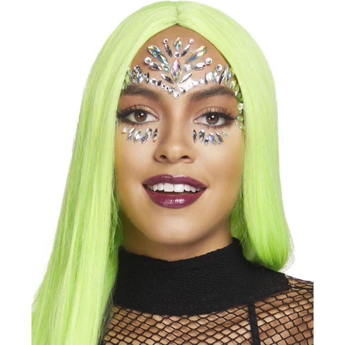 Obsenza - Iris Iridescent Face Jewel Stickers for Festival and Party Looks - OS - Image 1