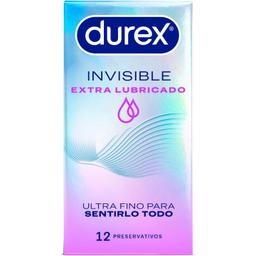 Obsenza - Preservativos Durex Invisible Extra Lubricados 12 Unidades - Image 1