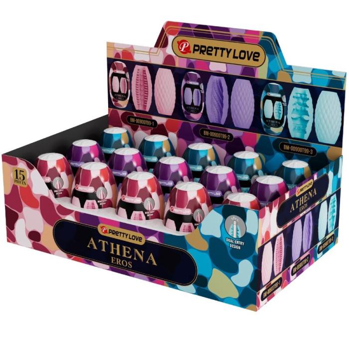 Obsenza - Athena Eros Pack 15 Masturbadores Masculinos Variados de Pretty Love - Image 1