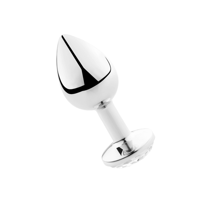 Obsenza - Plug Anale Trasparente in Alluminio 7cm – Secretplay - Image 1