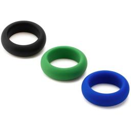Obsenza - Conjunto de Anéis de Silicone para Pénis Je Joue com 3 Tamanhos Variados - Image 1