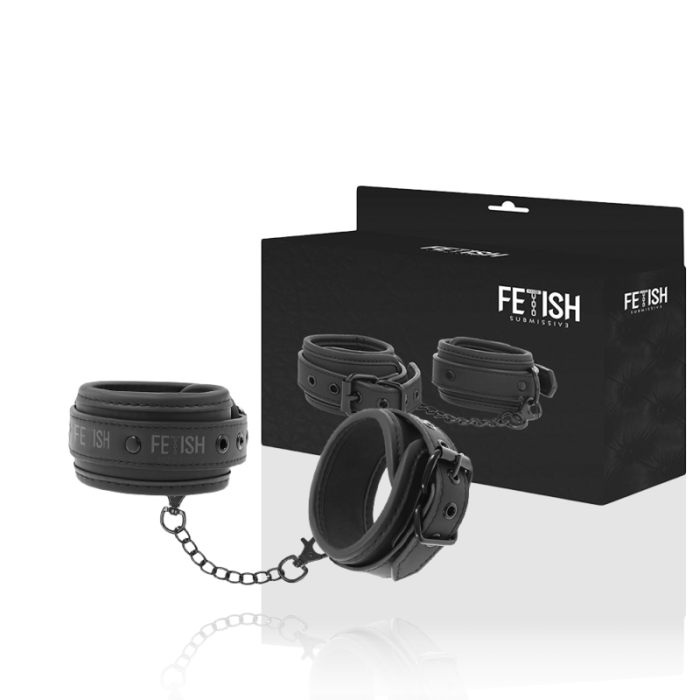 Obsenza - Knöchelstze aus veganem Leder mit Neopren-Futter für BDSM und Spielspaß - Image 1