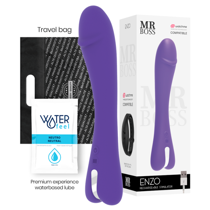 Obsenza - Vibrador Enzo MR Boss com Tecnologia Watchme Sem Fio - Image 1