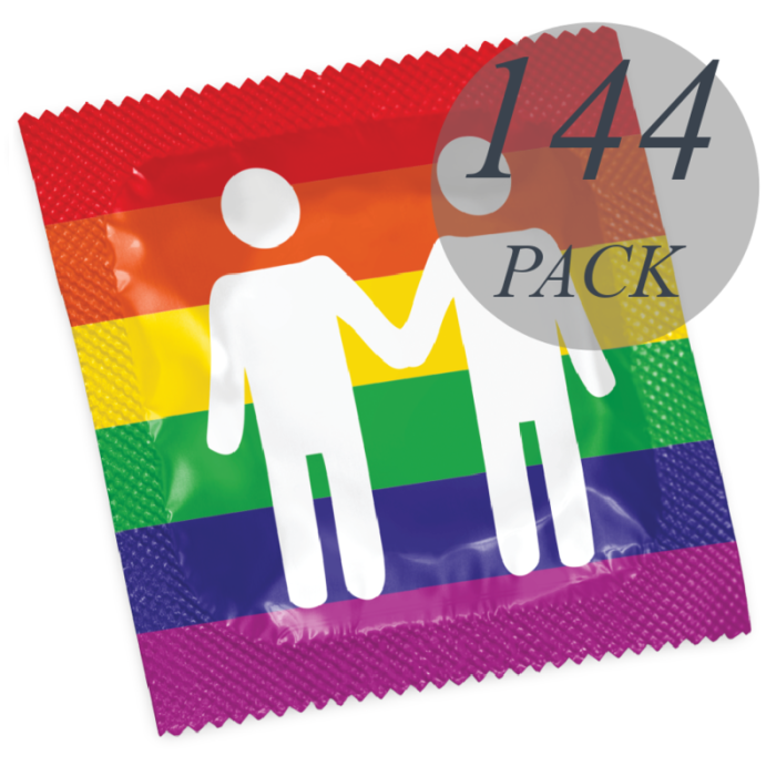 Obsenza - Condones Pasante Pride Gay Pride 144 Pack para Celebrar tu Diversidad - Image 1